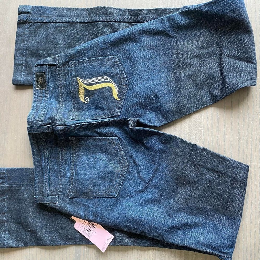 Juicy Couture Babybell St. Helens "J" Back Pocket Jeans size 24